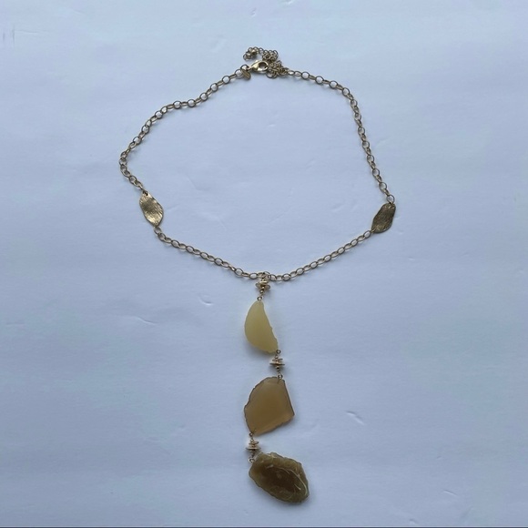 Chico’s Simulated Stone Long Necklace - Picture 7 of 7